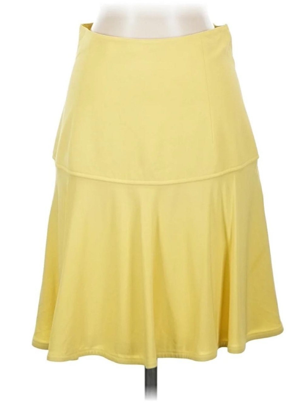 Vintage Balenciaga Pale Yellow Circle Skirt